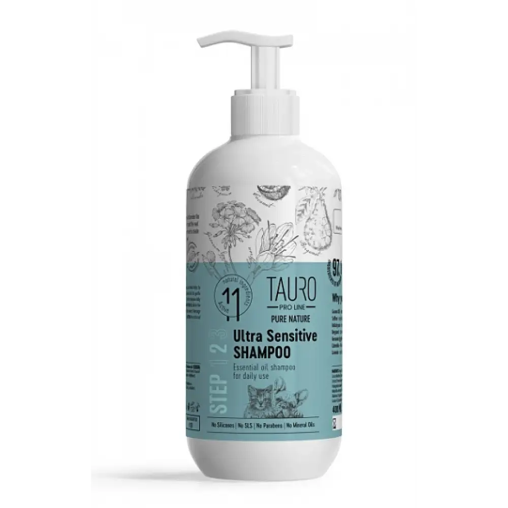 TAURO PRO LINE PURE NATURE STEP 2 極致防敏洗毛水(舒緩並滋潤皮毛) 400ML