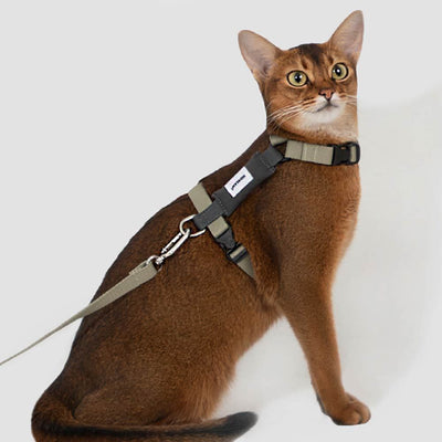 HiDREAM 山谷貓貓工型胸背牽繩組 (兩色)