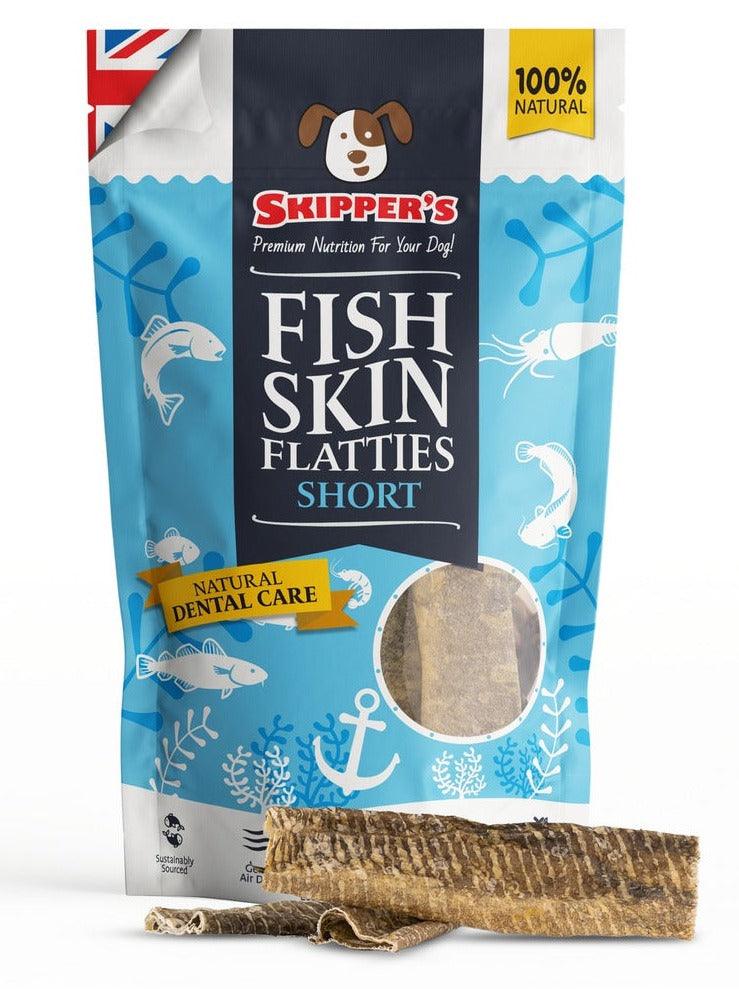 Fish Skin Flatties 天然膠原魚皮脆片 (250g) - 毛優小店 CareFree Salon