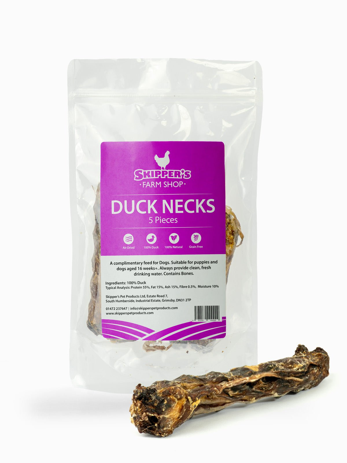 Skipper’s 慢乾鴨脖條(5條)