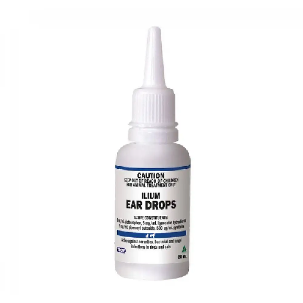 Ilium Ear Drops 殺菌治療耳蟎耳油  20ml