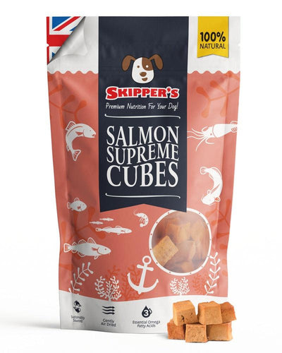 Salmon Supremes Cubes天然三文魚潔齒脆粒 - 毛優小店 CareFree Salon