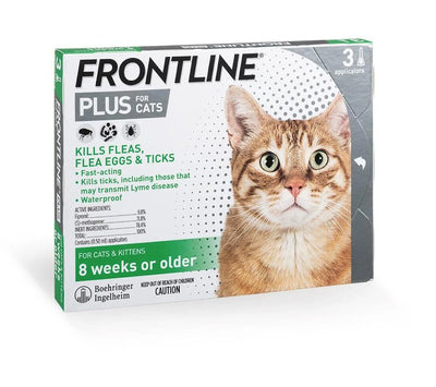 Frontline Plus 貓用防蝨防牛蜱滴劑 (3支)